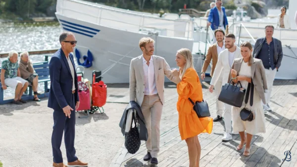 Lilla Brattön skärgårdsbröllop på en båt