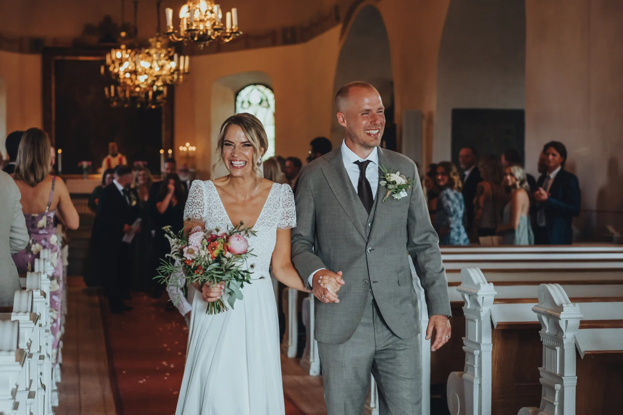 Vigselbild av Jenny Carpvik bröllopsfotograf