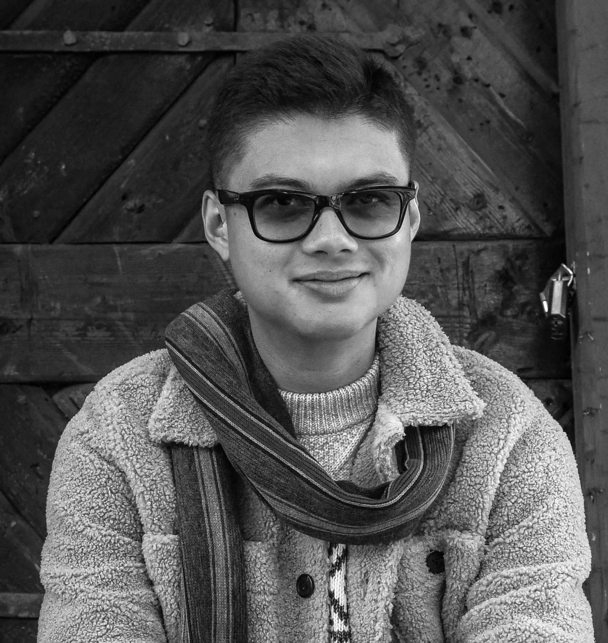 Svartvit profilbild på Spencer Strandh